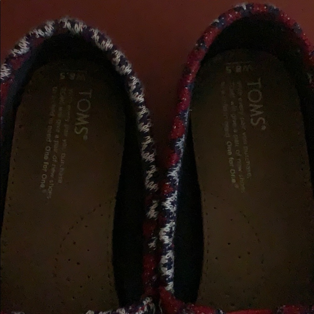 Navy Geo Knit TOMS - Picture 5 of 5